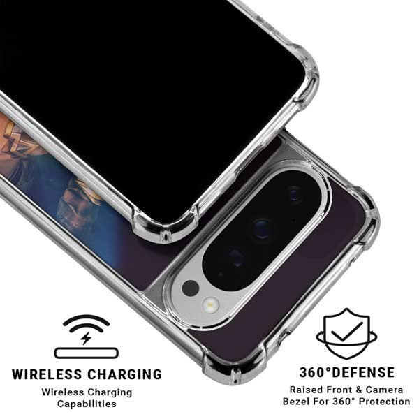 DC Comics Wonder Woman Profile Character Poster Google Pixel 10 Pro XL Clear Case