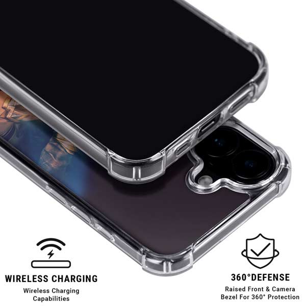 DC Comics Wonder Woman Profile Character Poster iPhone 17 Clear Case