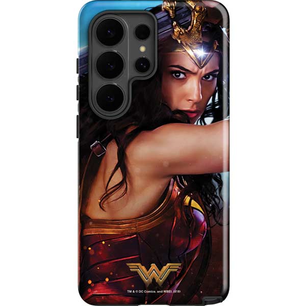 DC Comics Wonder Woman Battle Ready Poster Galaxy S26 Ultra Impact Case