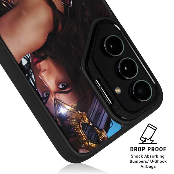 DC Comics Wonder Woman Battle Ready Poster Galaxy S26 Ultra Kickstand Case