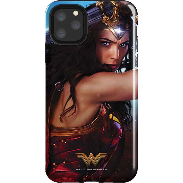 DC Comics Wonder Woman Battle Ready Poster iPhone Cases