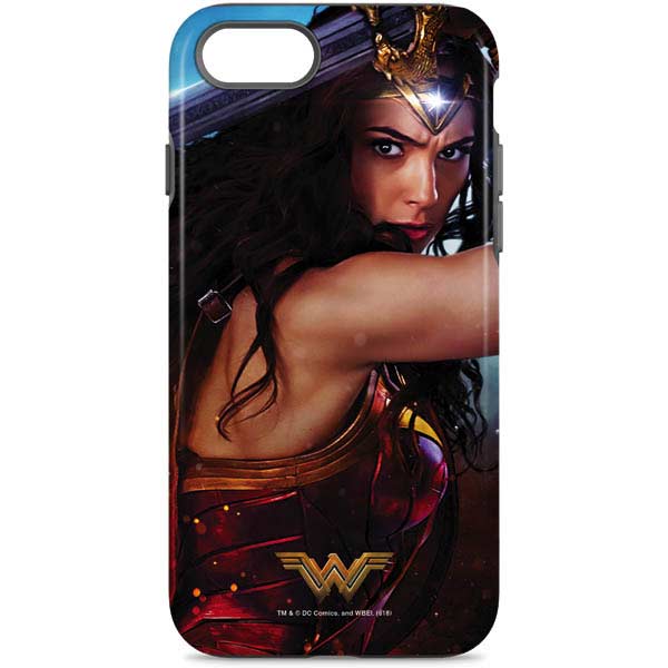 DC Comics Wonder Woman Battle Ready Poster iPhone Cases