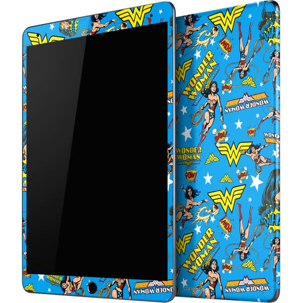 DC Comics Wonder Woman Action pose pattern iPad Skins