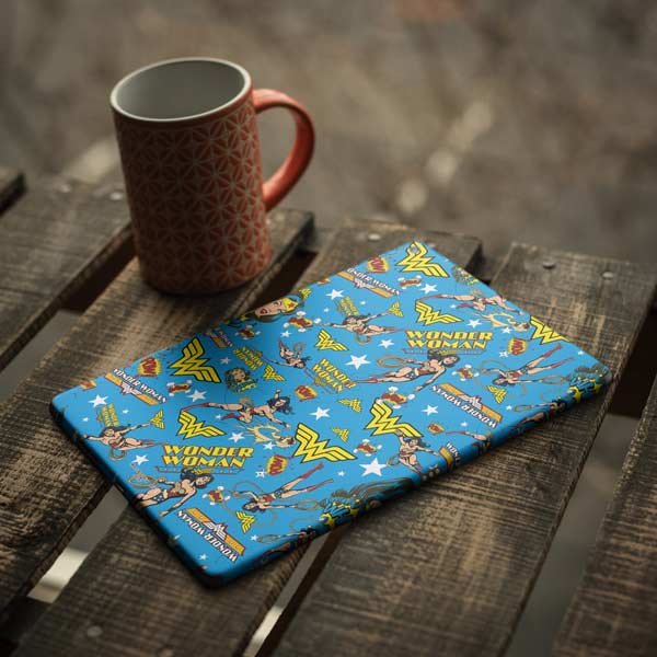 DC Comics Wonder Woman Action pose pattern iPad Skins