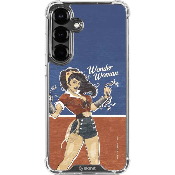 DC Comics Bombshells Wonder Woman Bombshell Galaxy S26 Clear Case