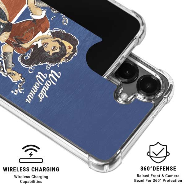 DC Comics Bombshells Wonder Woman Bombshell Galaxy S26 Clear Case