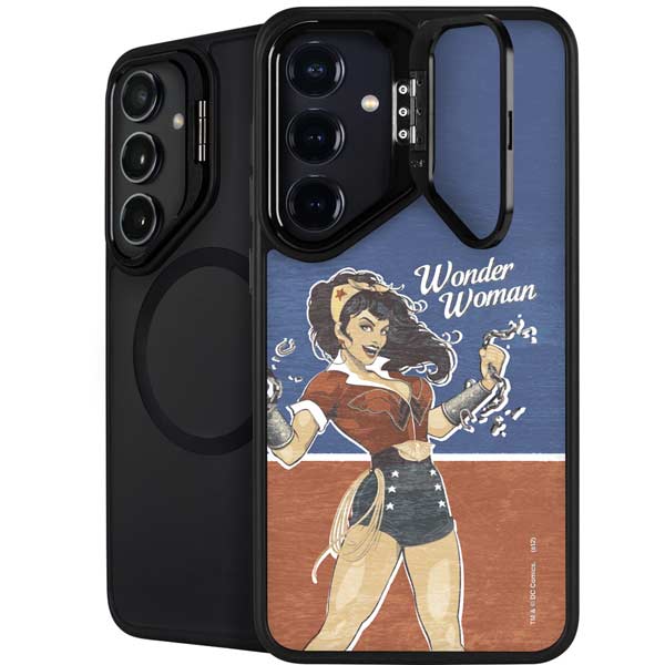 DC Comics Bombshells Wonder Woman Bombshell Galaxy S26 Plus Kickstand Case