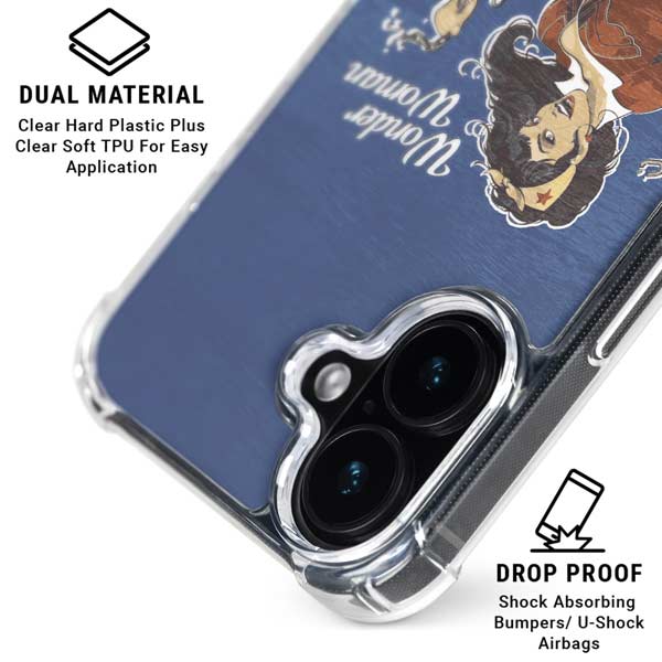 DC Comics Bombshells Wonder Woman Bombshell iPhone 17 Clear Case
