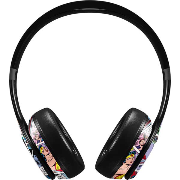 DC Comics Wonder Woman Comic Blast Beats Studio Pro Wireless Headphones Skin