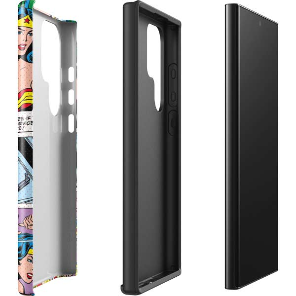 DC Comics Wonder Woman Comic Blast Galaxy S25 Ultra Impact Case