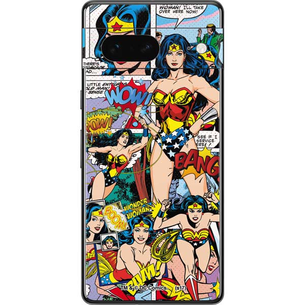 DC Comics Wonder Woman Comic Blast Pixel Skins