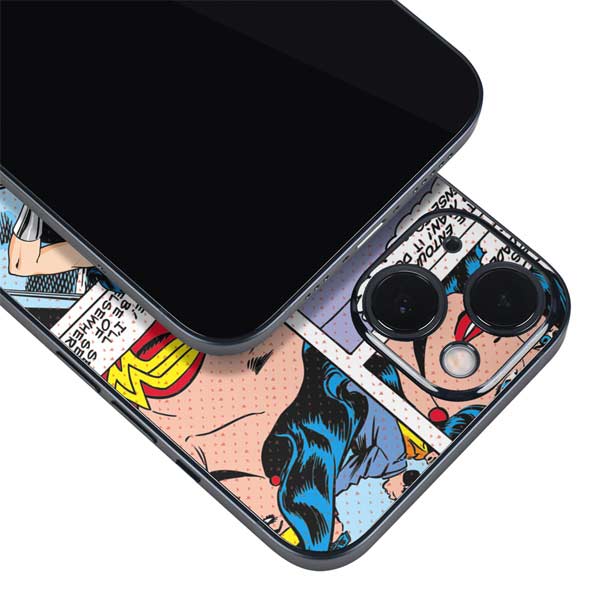 DC Comics Wonder Woman Comic Blast iPhone 15 Skin