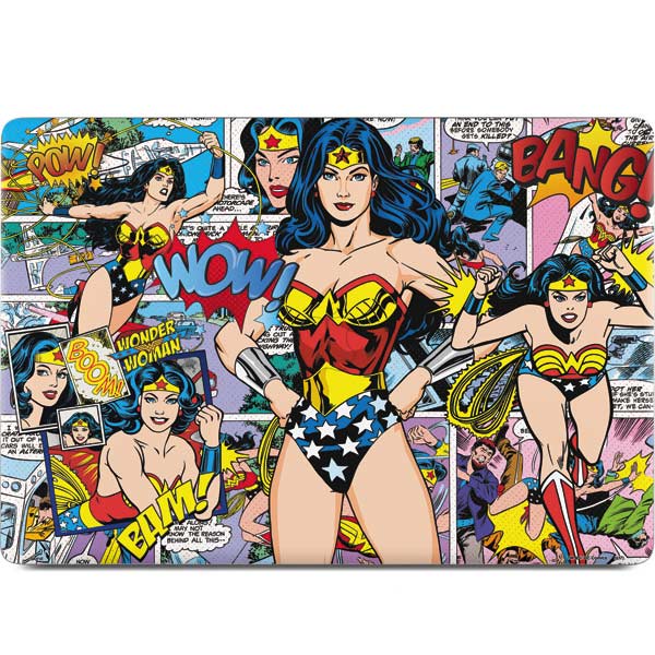 DC Comics Wonder Woman Comic Blast MacBook Skins