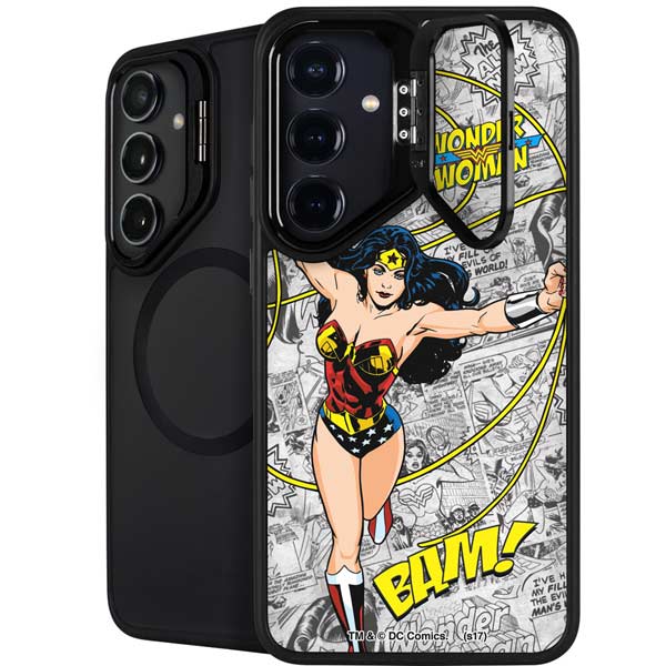 DC Comics Wonder Woman Classic Action Pose Galaxy S26 Plus Kickstand Case