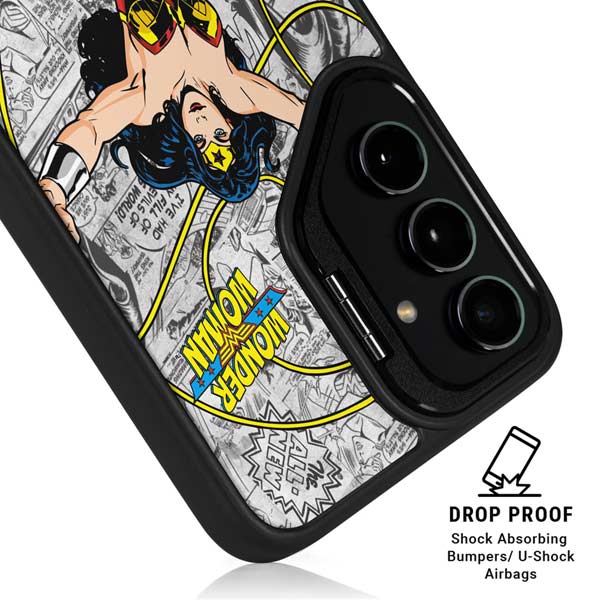 DC Comics Wonder Woman Classic Action Pose Galaxy S26 Ultra Kickstand Case