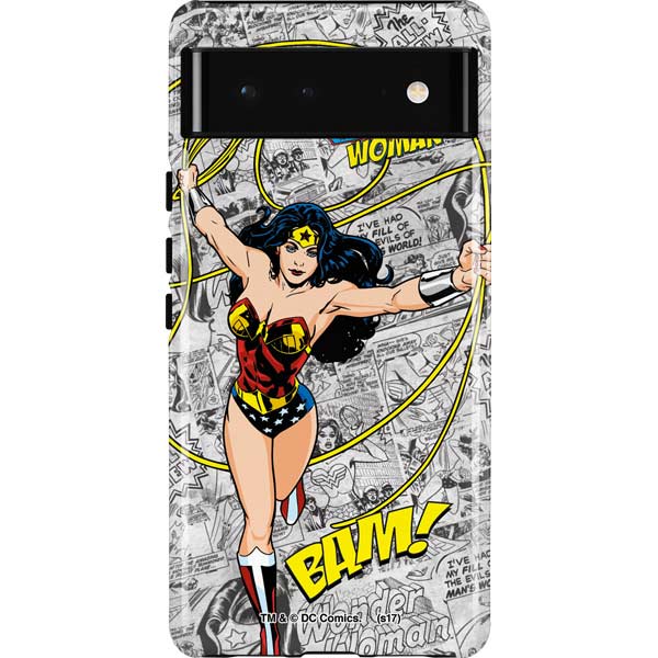 DC Comics Wonder Woman Classic Action Pose Pixel Cases
