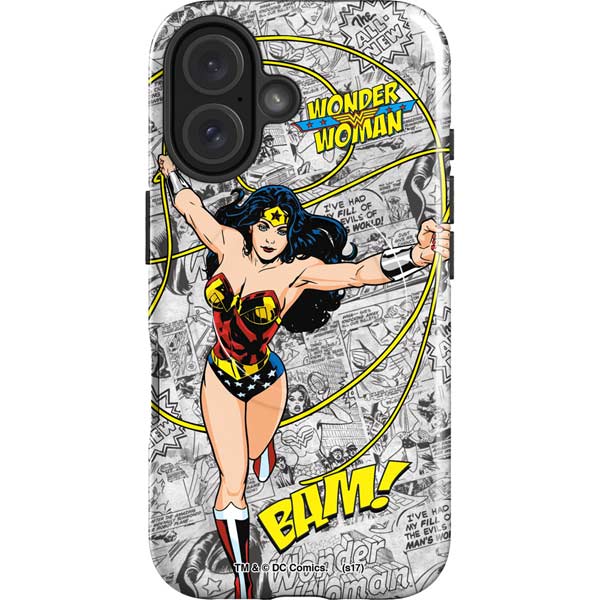 DC Comics Wonder Woman Classic Action Pose iPhone 16 Magsafe Impact Case