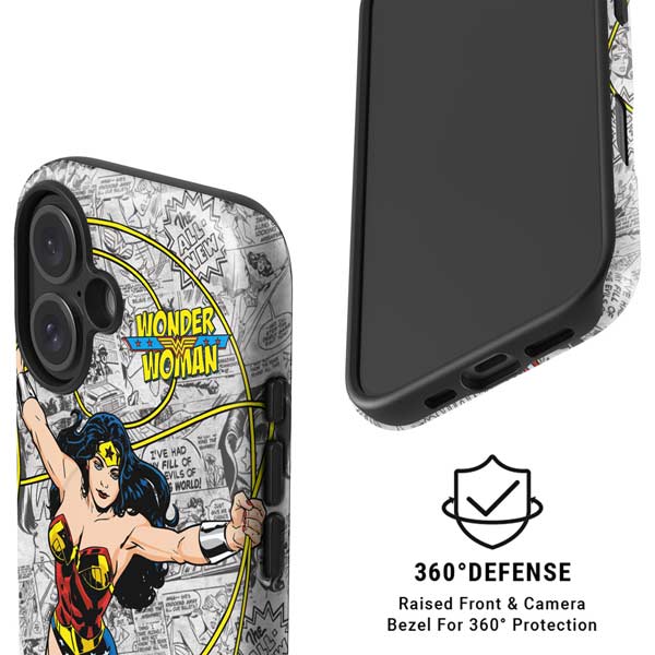 DC Comics Wonder Woman Classic Action Pose iPhone 16 Magsafe Impact Case