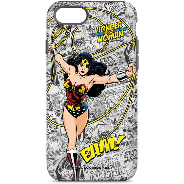 DC Comics Wonder Woman Classic Action Pose iPhone Cases