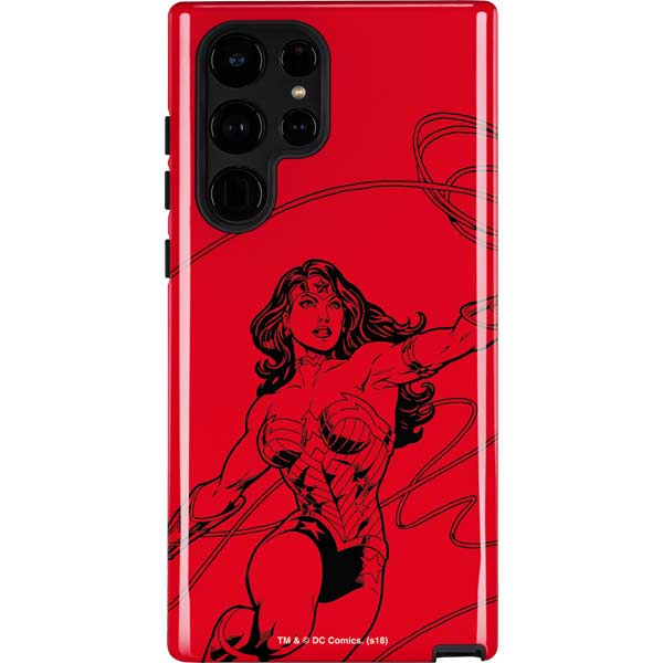 DC Comics Wonder Woman Comic Pop Galaxy Cases