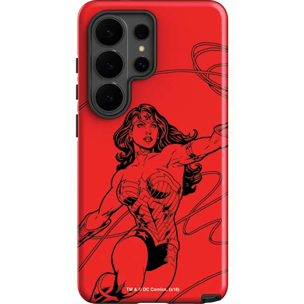 DC Comics Wonder Woman Comic Pop Galaxy S26 Ultra Impact Case