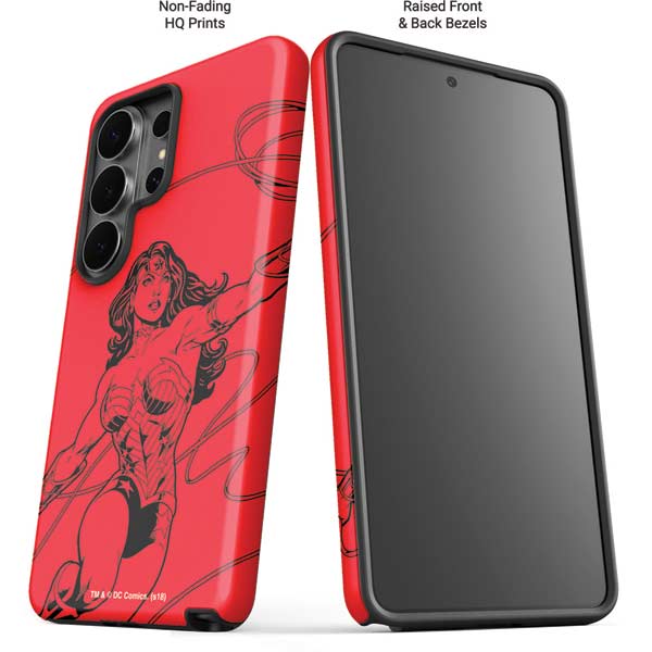 DC Comics Wonder Woman Comic Pop Galaxy S26 Ultra Impact Case