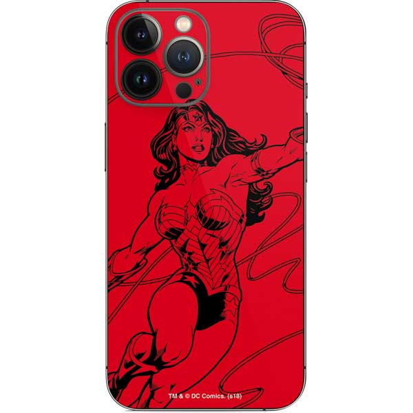 DC Comics Wonder Woman Comic Pop iPhone 15 Pro Max Skin
