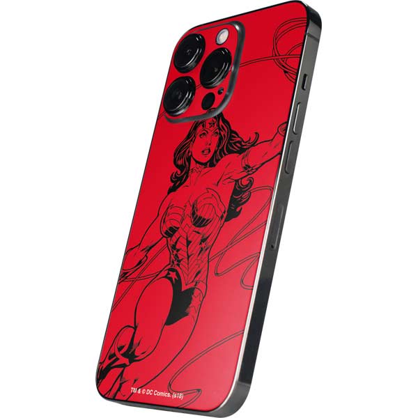 DC Comics Wonder Woman Comic Pop iPhone 15 Pro Max Skin