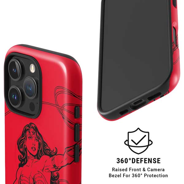DC Comics Wonder Woman Comic Pop iPhone 16 Pro Max Magsafe Impact Case