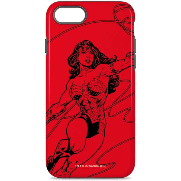 DC Comics Wonder Woman Comic Pop iPhone Cases