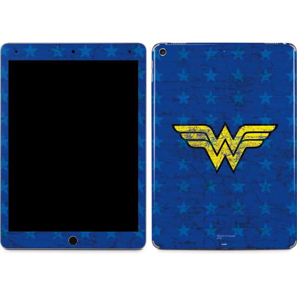 DC Comics Wonder Woman Emblem on Flag iPad Skins