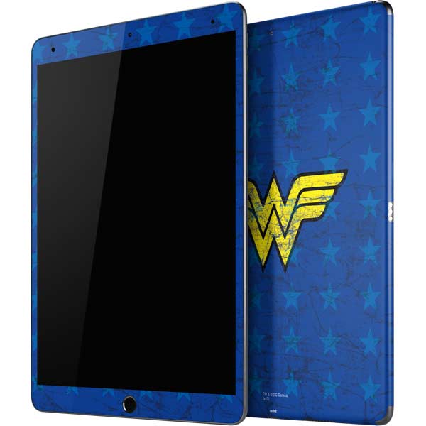 DC Comics Wonder Woman Emblem on Flag iPad Skins