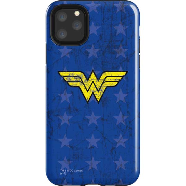 DC Comics Wonder Woman Emblem on Flag iPhone Cases