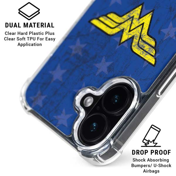 DC Comics Wonder Woman Emblem on Flag iPhone 17 MagSafe Case