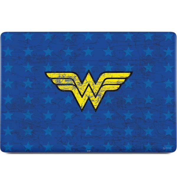 DC Comics Wonder Woman Emblem on Flag MacBook Skins