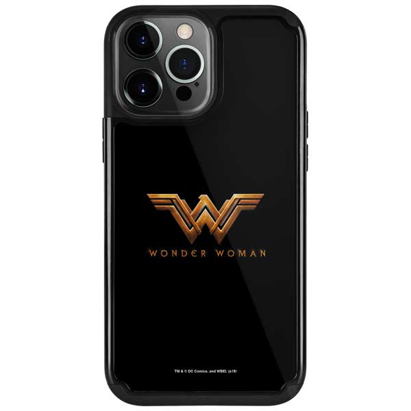 DC Comics Wonder Woman Gold Emblem iPhone Cases