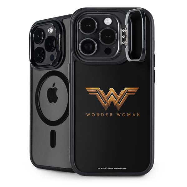 DC Comics Wonder Woman Gold Emblem iPhone Cases