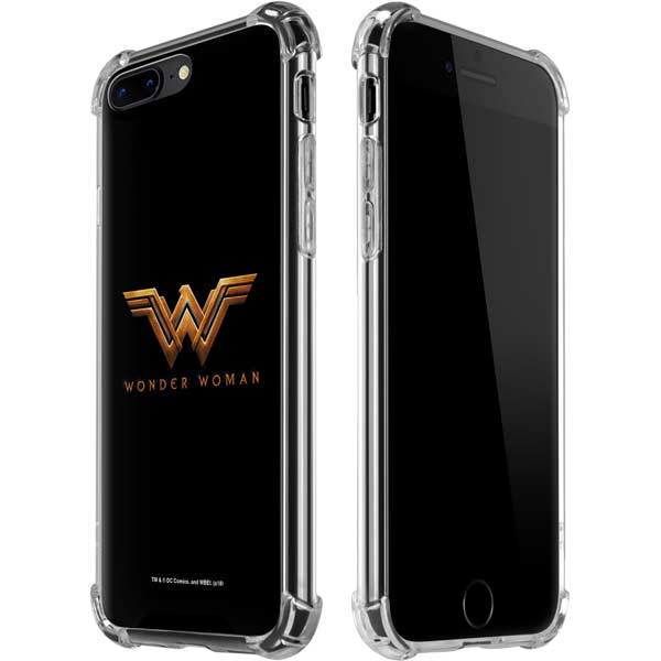DC Comics Wonder Woman Gold Emblem iPhone Cases