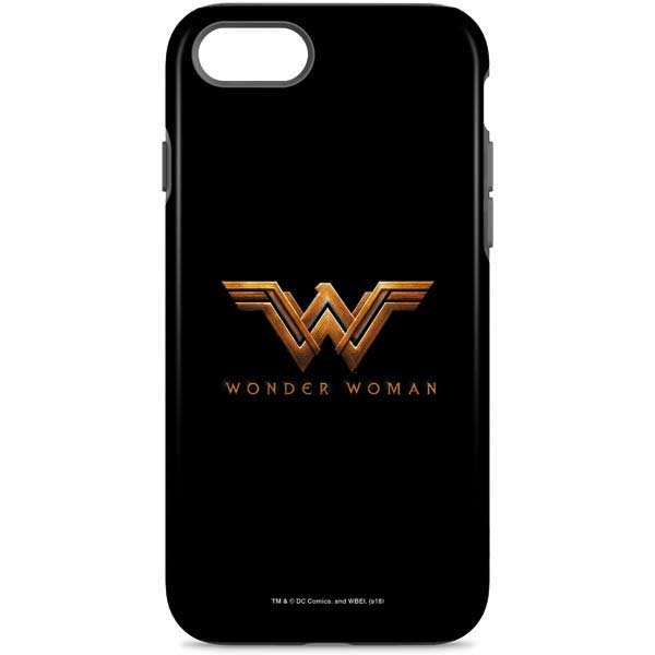 DC Comics Wonder Woman Gold Emblem iPhone Cases