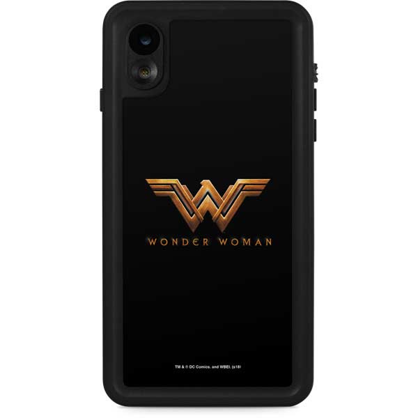 DC Comics Wonder Woman Gold Emblem iPhone Cases