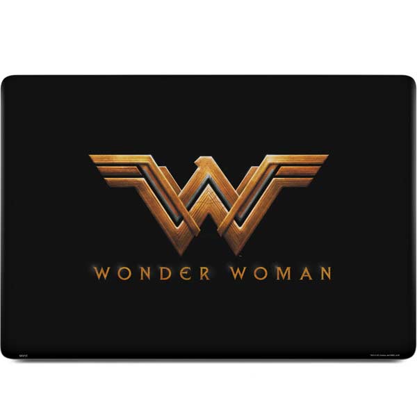 DC Comics Wonder Woman Gold Emblem MacBook Skins