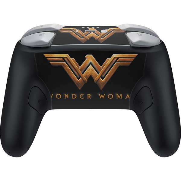 DC Comics Wonder Woman Gold Emblem Nintendo Switch 2 (2025) Pro Controller Skin