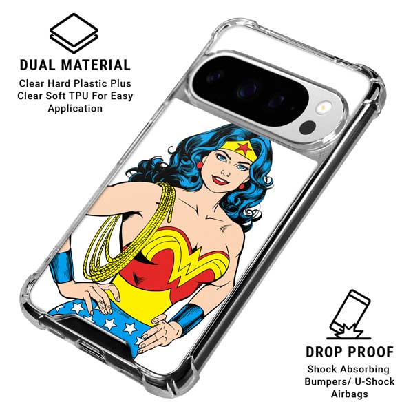 DC Comics Wonder Woman Google Pixel 10 Pro Clear Case