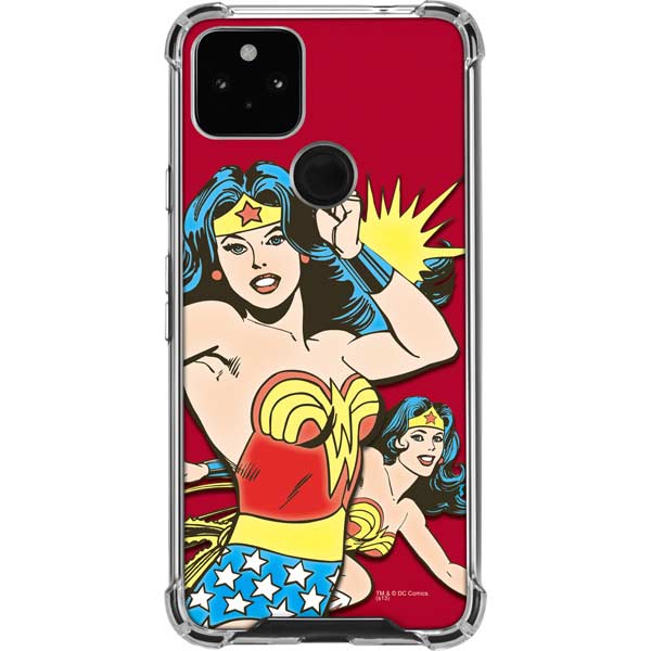 DC Comics Wonder Woman Vintage Action pose Pixel Cases