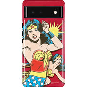 DC Comics Wonder Woman Vintage Action pose Pixel Cases