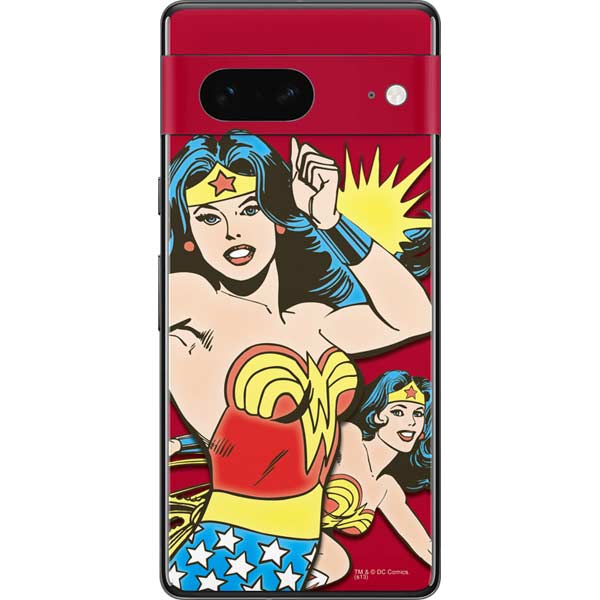 DC Comics Wonder Woman Vintage Action pose Pixel Skins