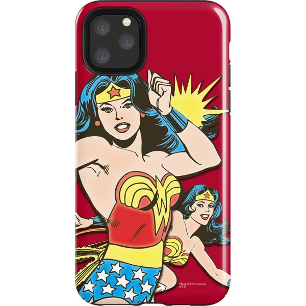 DC Comics Wonder Woman Vintage Action pose iPhone Cases