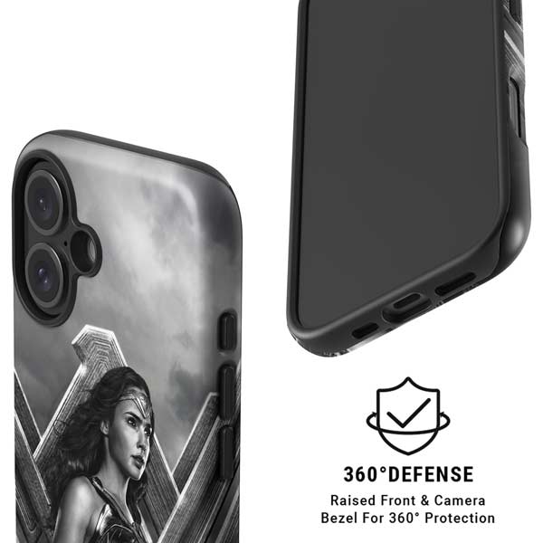 The Justice League (2017) Wonder Woman Poster iPhone 16 Magsafe Impact Case