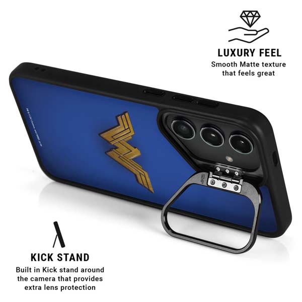 DC Comics Wonder Woman Movie Emblem Galaxy S26 Kickstand Case
