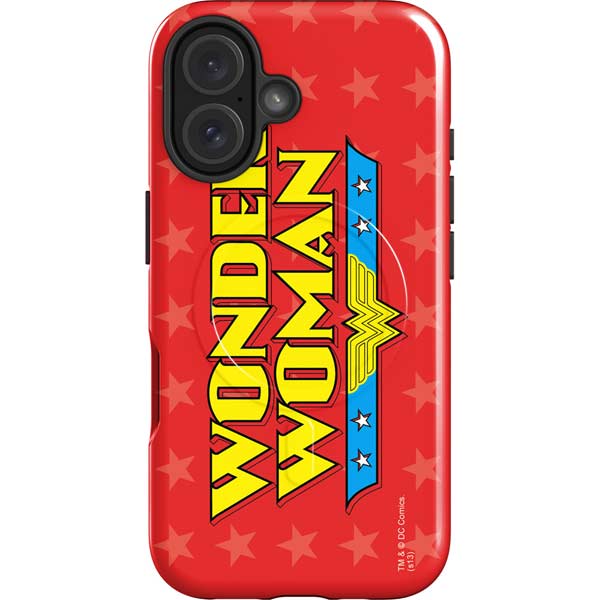 DC Comics Wonder Woman Logo iPhone 16 Magsafe Impact Case